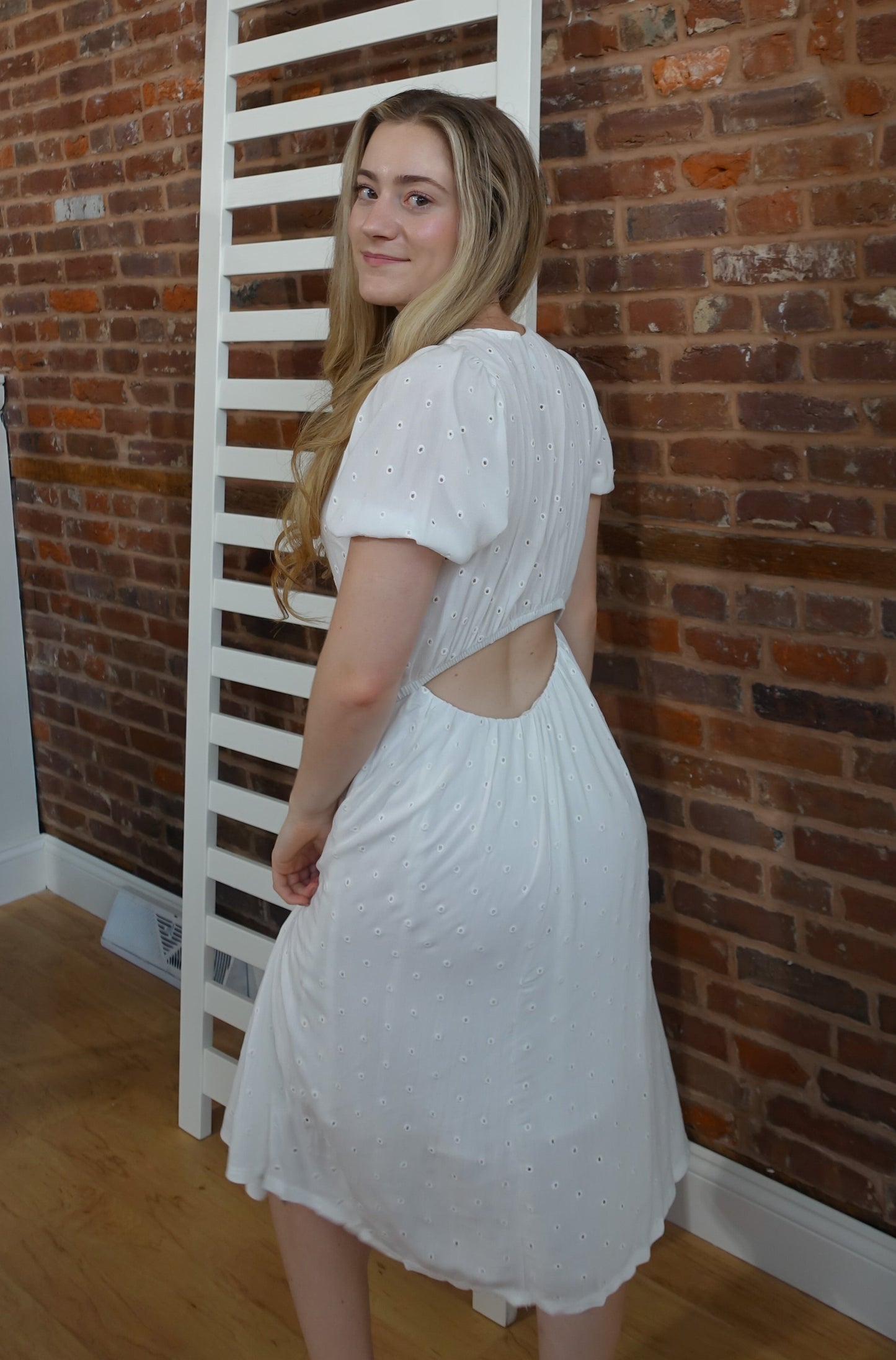 Cotton Embroidered Dress