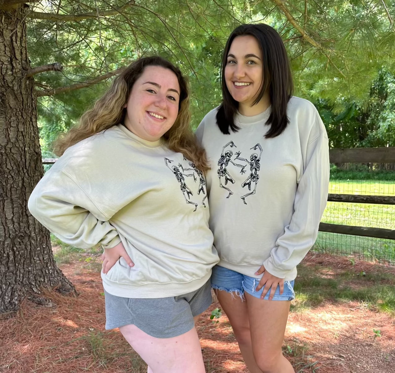 Dancing Skeletons Crewneck