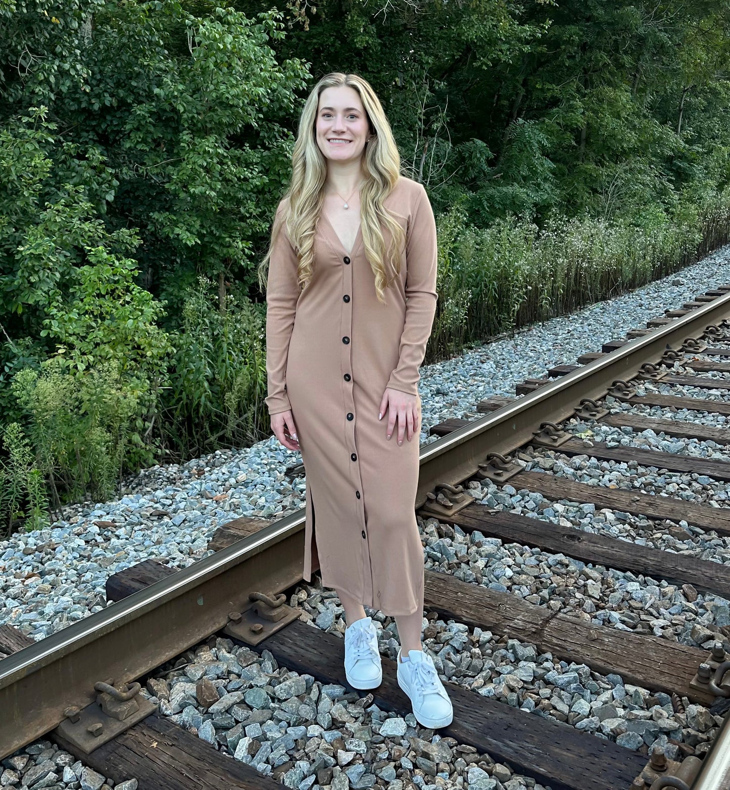 Camel Duster & Dress