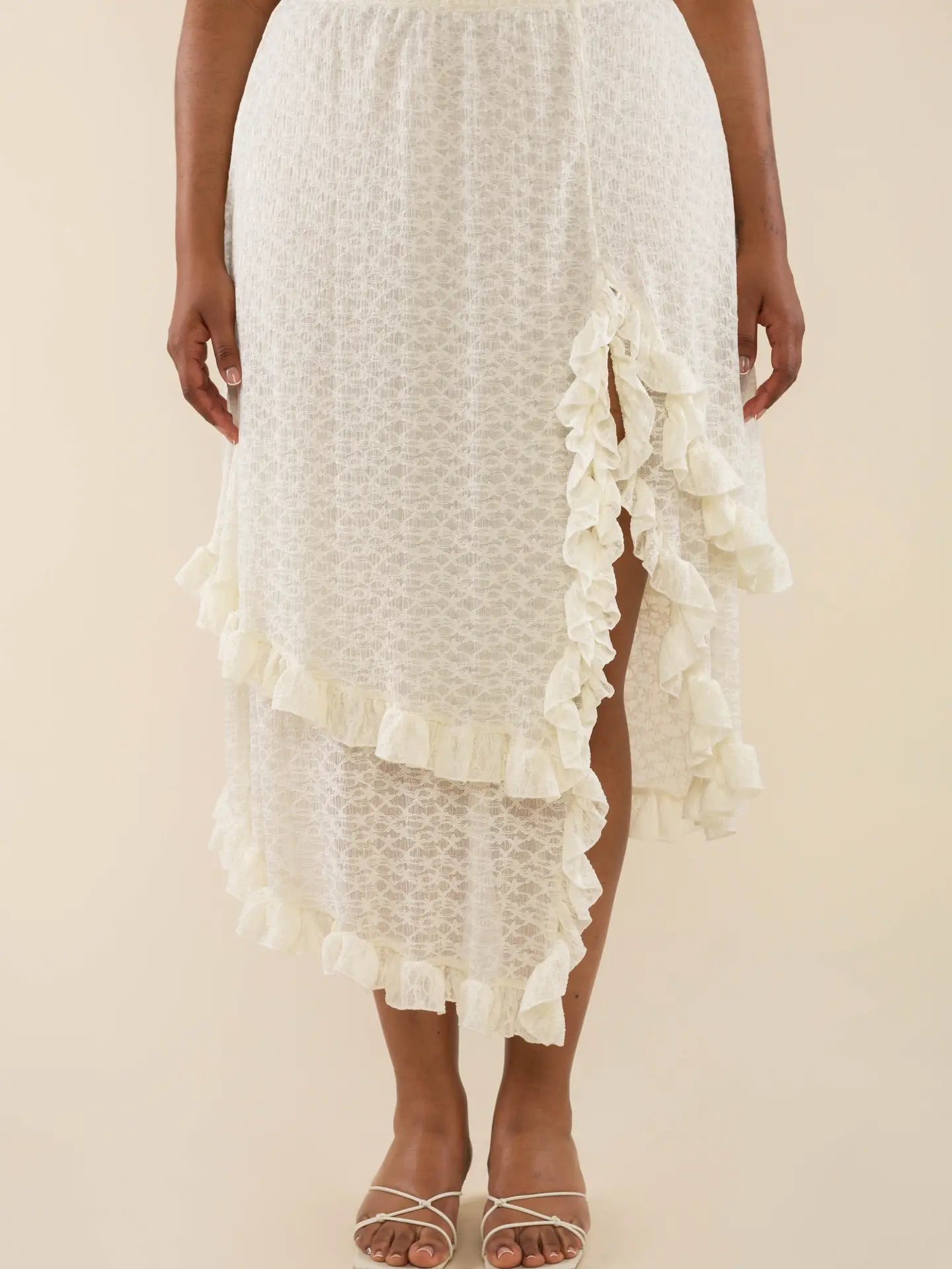 Lace Midi Skirt