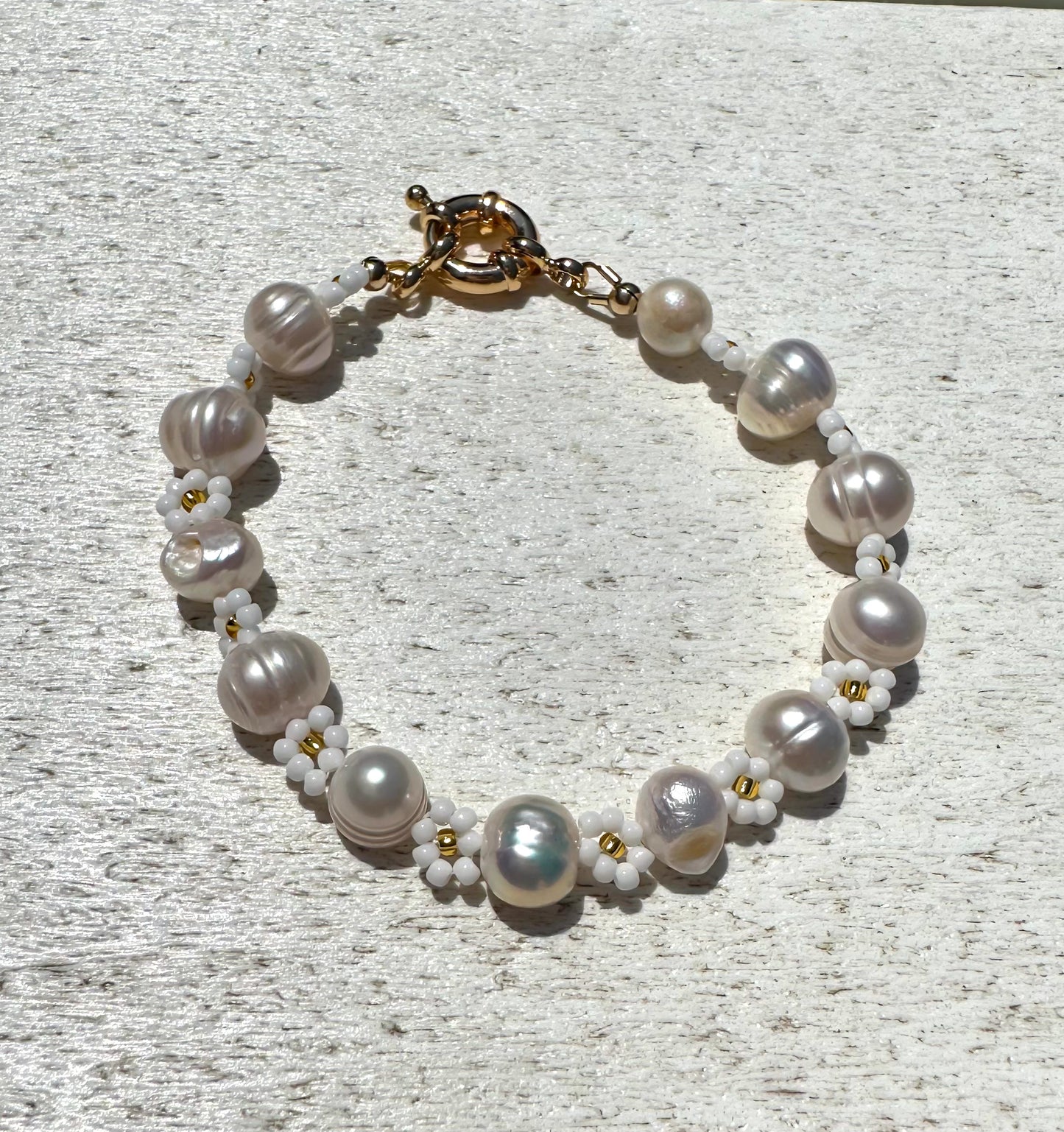 Pearl Flower Bracelet