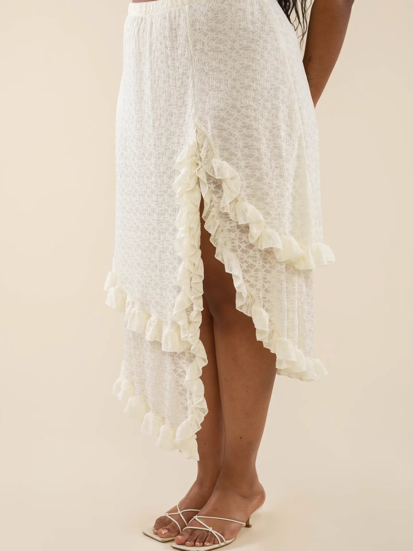 Lace Midi Skirt