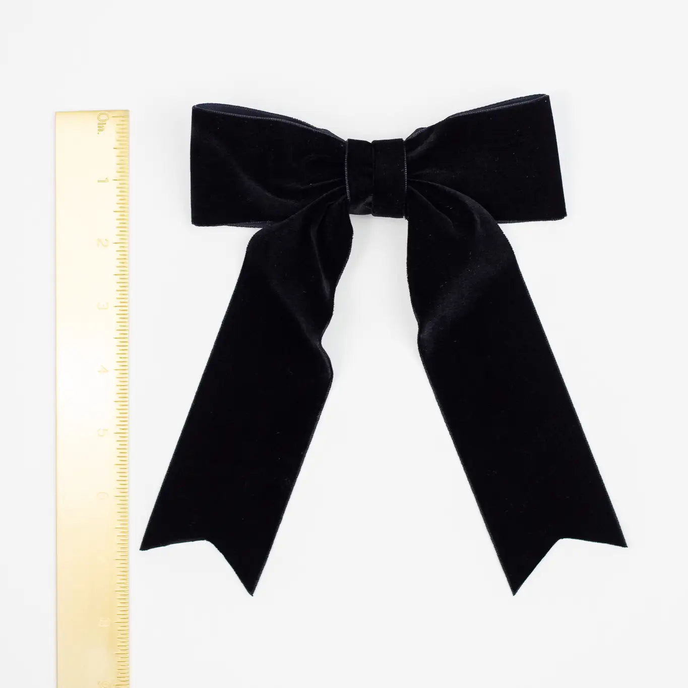 Velvet Bow Clip