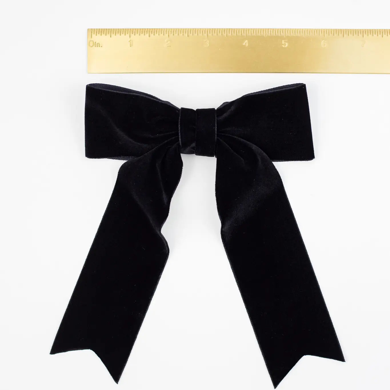 Velvet Bow Clip
