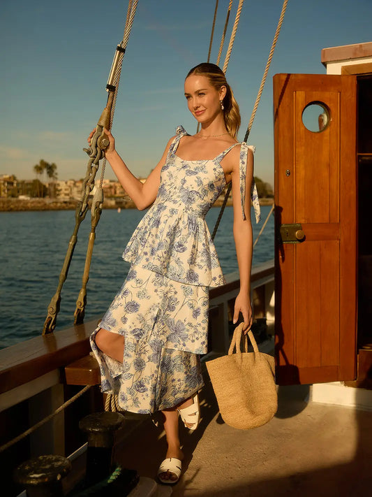 Floral Ruffle Dress