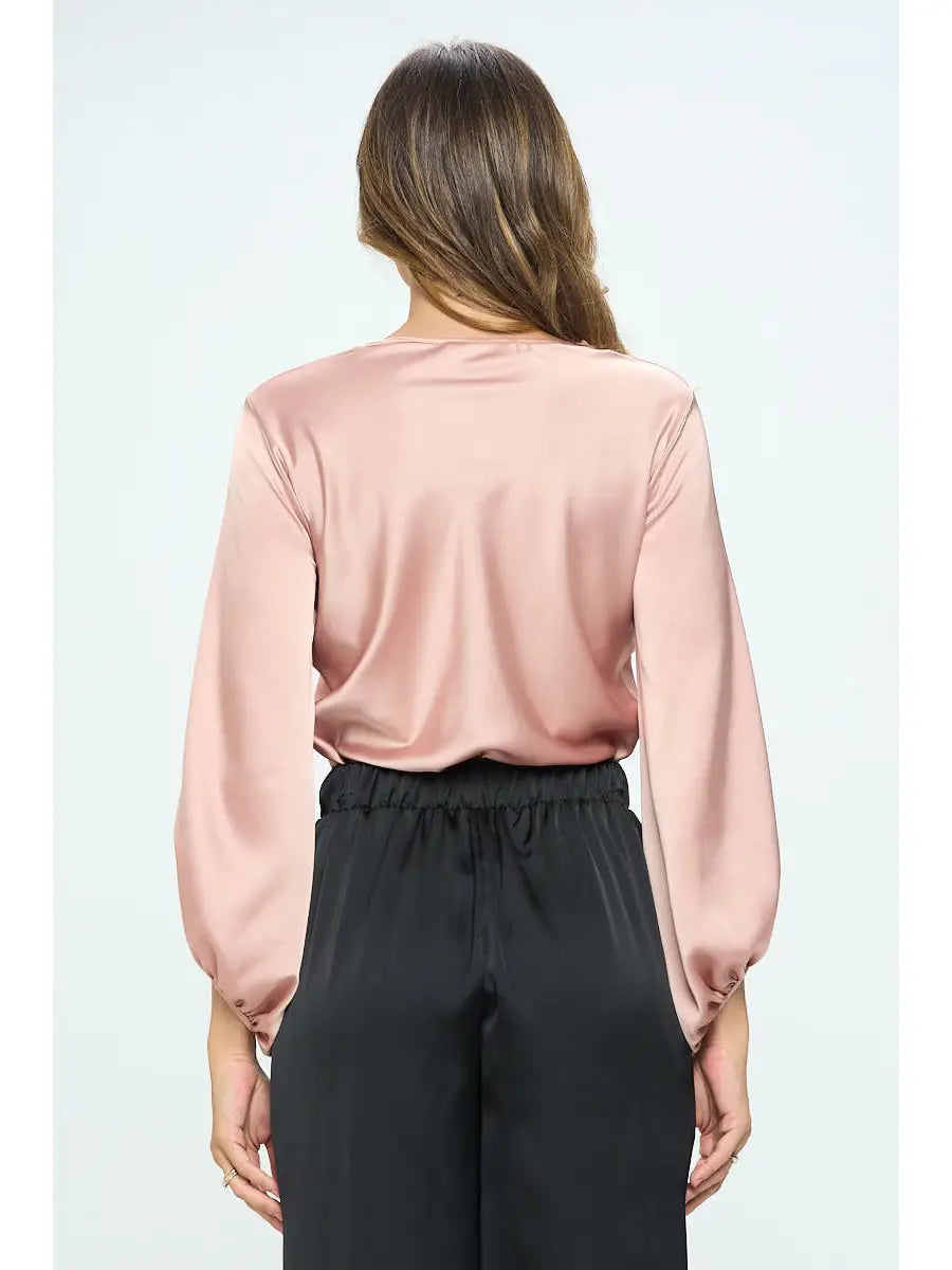 Peach Twist Top