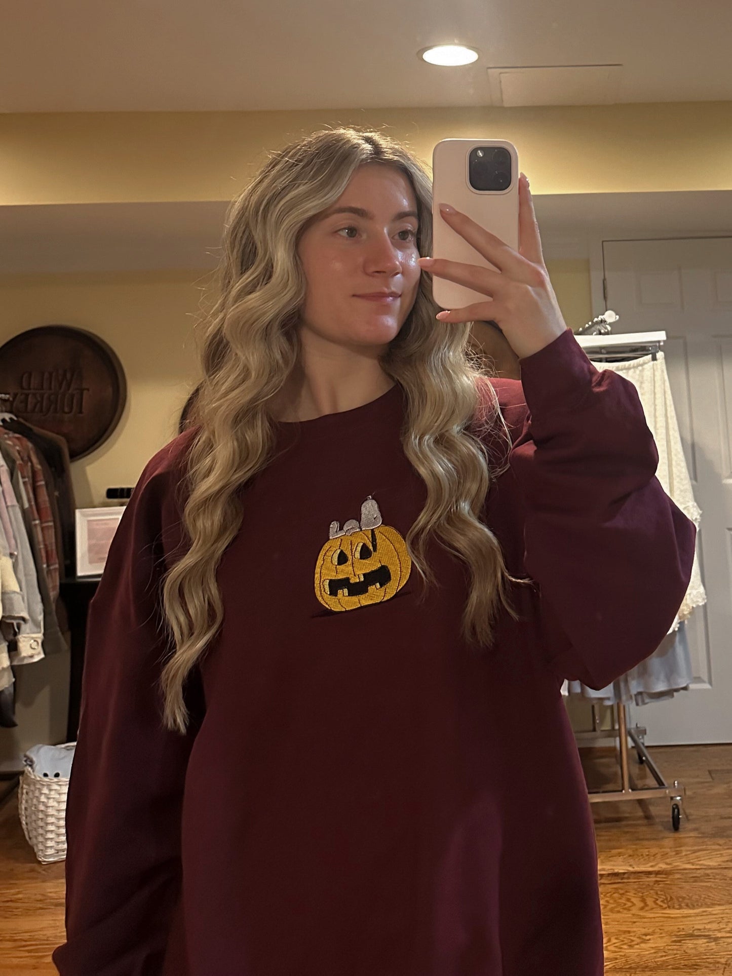 Snoopy Pumpkin Crewneck