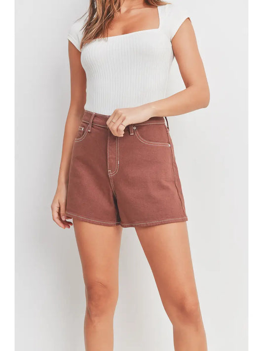 Walnut Mom Shorts