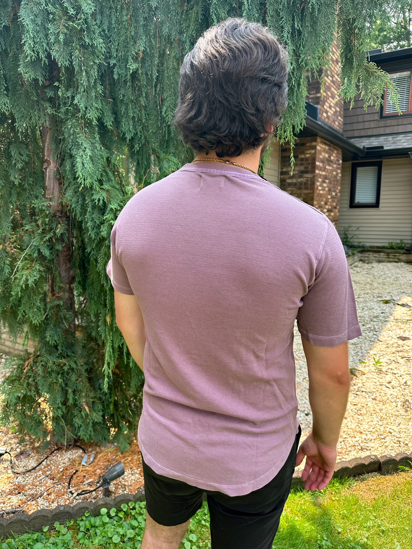 Mauve Faded Tee