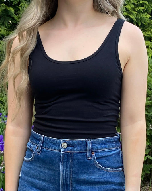 Black Crop Tank