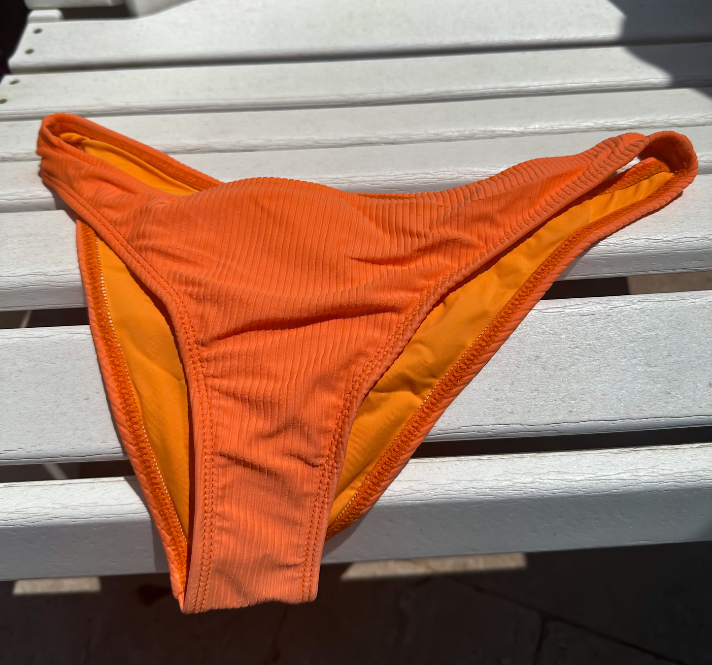 Citrus Ribbed Bikini Bottom